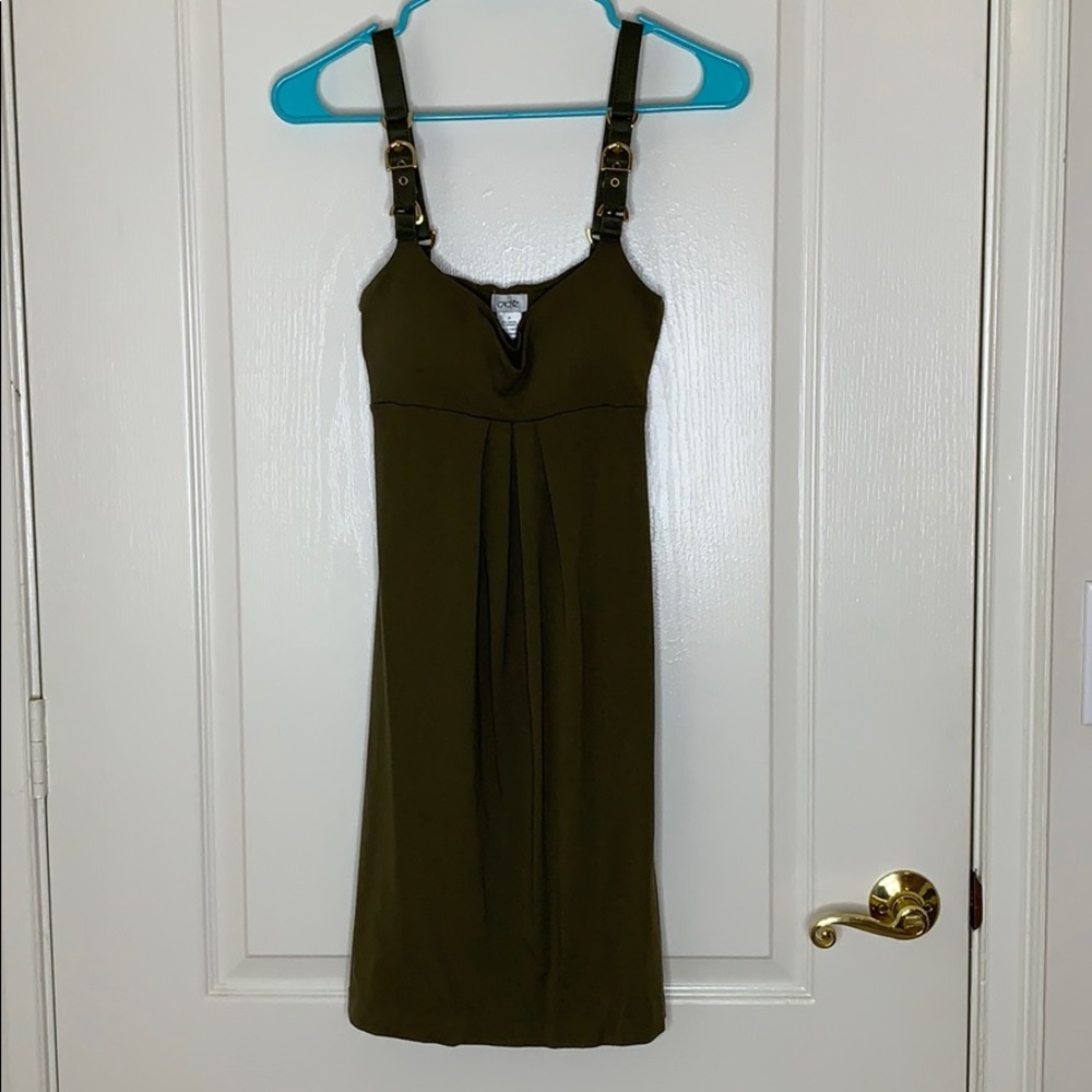 Camo green dress